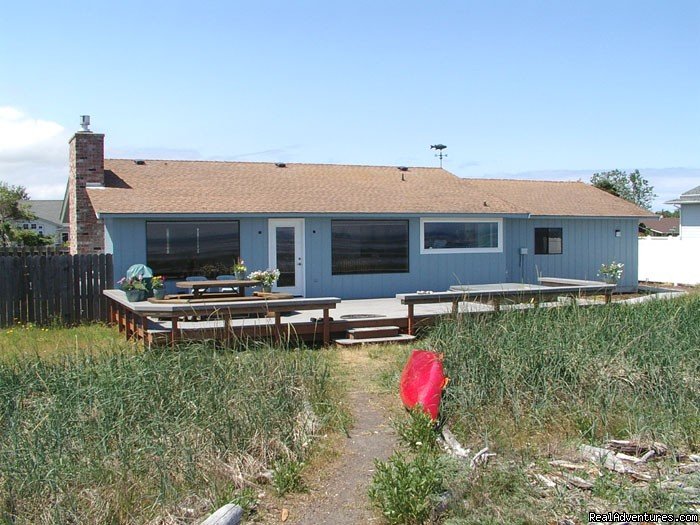 No-bank Beachfront Property With Hot Tub | 3 Crabs Beach House - Private Beach & Hot Tub | Sequim, Washington  | Vacation Rentals | Image #1/9 | 