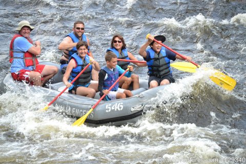 Family Rafing on the Lehigh River