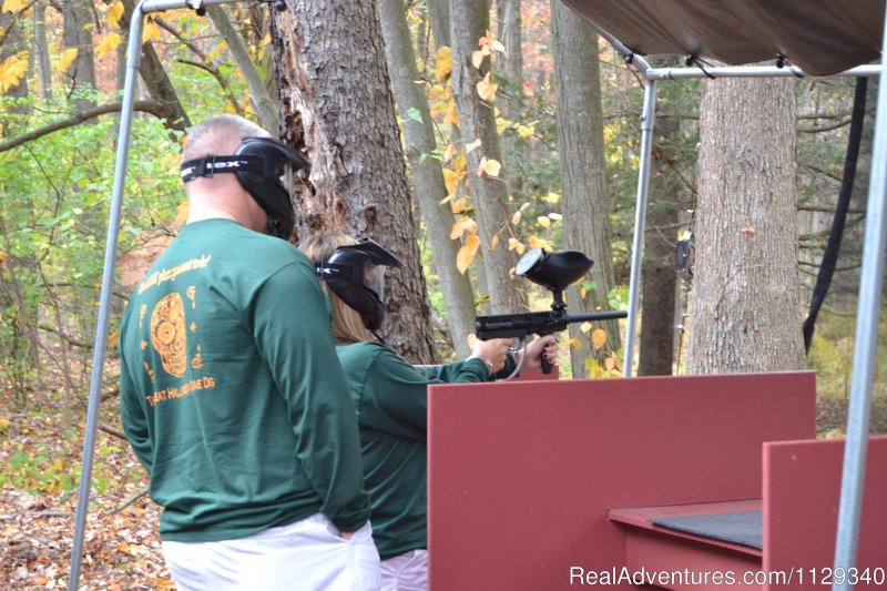 Paintball Target Range at the Campground | Lehigh River Whitewater Rafting in the Poconos PA | Image #18/26 | 
