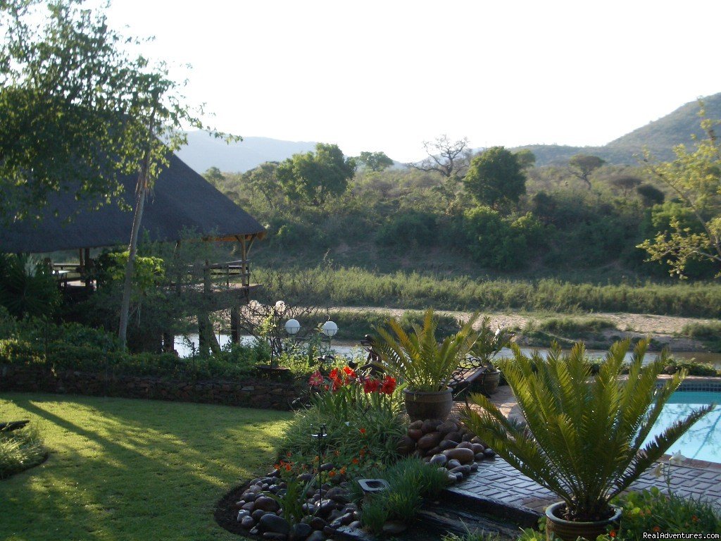 Deck  & Pool | 'Old fashioned' Country style lodge DINNER ,BED,B | Malelane, South Africa | Wildlife & Safari Tours | Image #1/3 | 