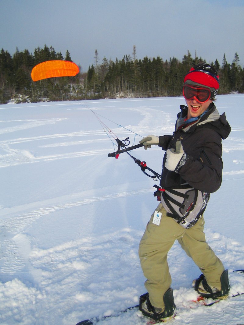 Snow kiting with My Newfoundland Adventures | My Newfoundland Adventures | Steady Brook, Newfoundland  | Hiking & Trekking | Image #1/22 | 