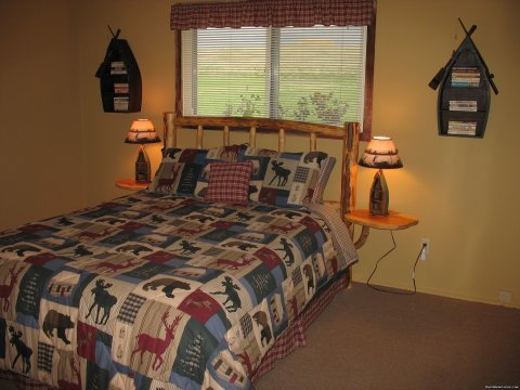 Upstairs Bedroom in Kamloops | Riverfront Cabins on a Private 1400 acre ranch | Image #11/19 | 