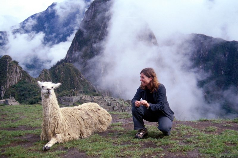Meeting the locals at Machu Picchu | Incas & Amazon - Peru Small Group Adventure | Inca Trail, Peru | Sight-Seeing Tours | Image #1/15 | 