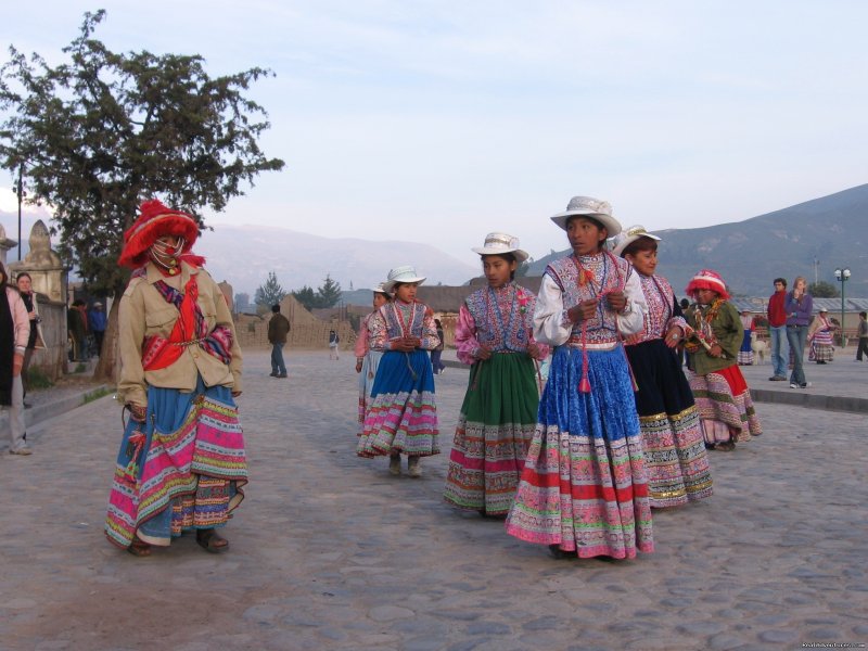Traditional dancing in the Colca Canyon | Incas & Amazon - Peru Small Group Adventure | Image #10/15 | 