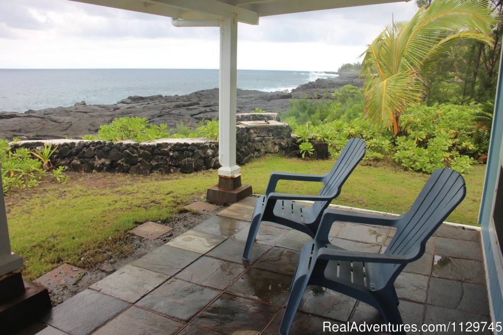 Covered length of the house pation - views, views | Big Island Hawaii Vacation Homes at a Great Price | Image #4/26 | 