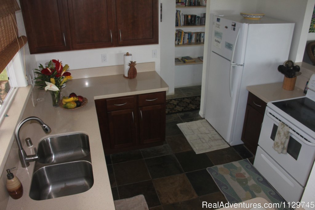 Kitchen view wit quartz countertops and dishwasher | Big Island Hawaii Vacation Homes at a Great Price | Image #8/26 | 