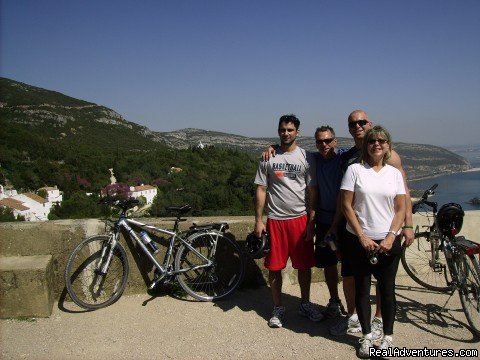 Another happy family, together on the Costa Azul! | Blue Coast Bikes Luxury Bike Tours in Portugal | Image #2/17 | 