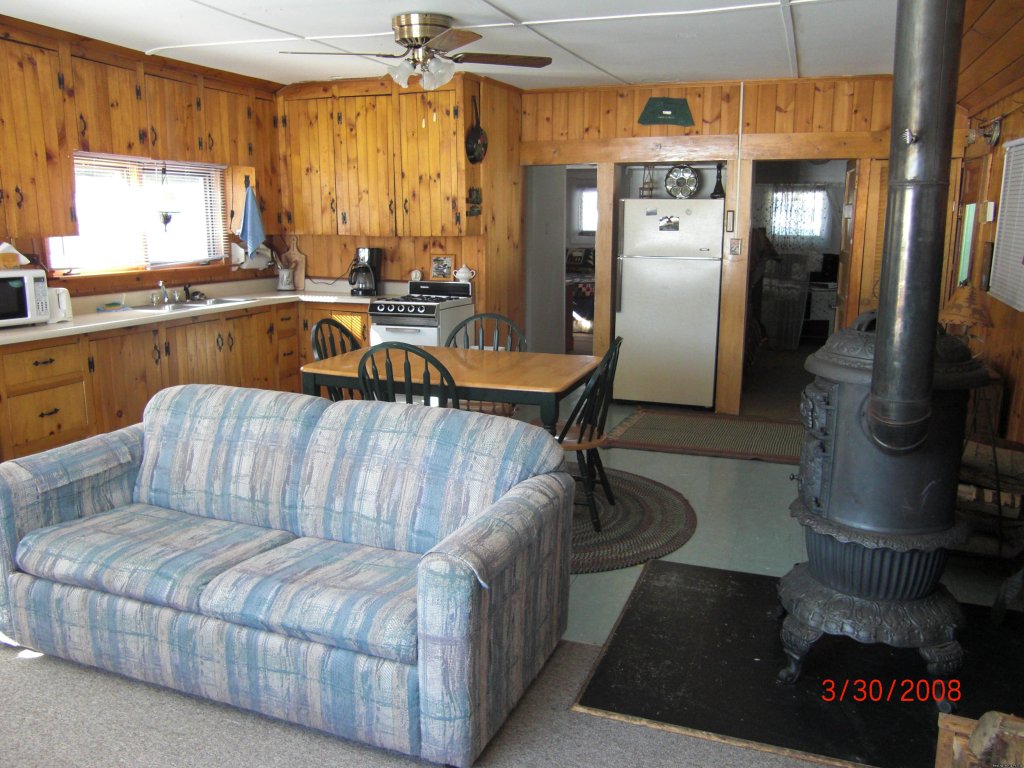Livingroom | Rangeley Lake, Private Waterfront Cottage | Image #4/9 | 