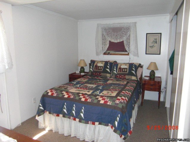 Master bedroom | Rangeley Lake, Private Waterfront Cottage | Image #5/9 | 