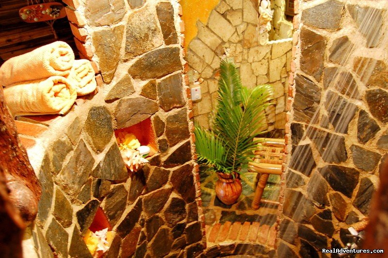 Chalet 2 : shower | Chalet Tropical Village | Image #15/26 | 