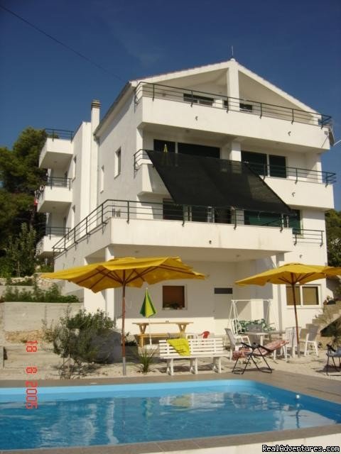 House front view | Quiet location-Near Beach-Pool-Near town Center | Trogir, Croatia | Vacation Rentals | Image #1/14 | 