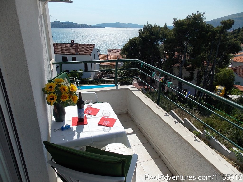 Sea View From Bacony | Holiday in quiet location-pool-near beach and town | Image #11/12 | 