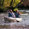 Have a New River Adventure at RiverGirl Fishing Co Canoeing on the South Fork of the New River