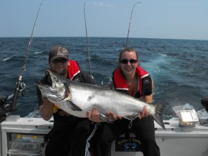 Sport-fishing trips on Lake Ontario/Niagara River