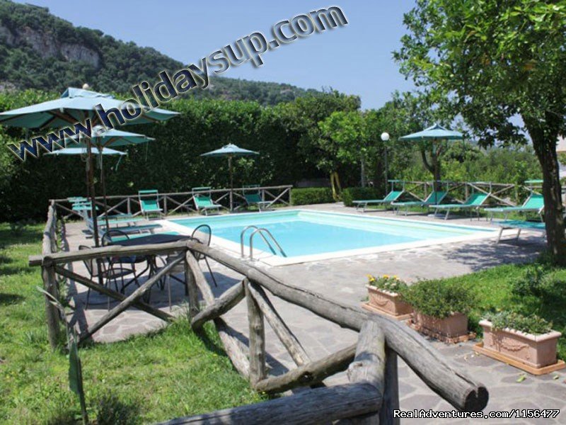Garden/Swimming pool | Charming apartment with swimming pool in Sorrento | Sorrento, Italy | Vacation Rentals | Image #1/6 | 