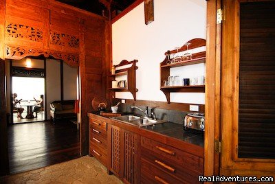 Potoo kitchen at Manu villas and Spa vacation rental