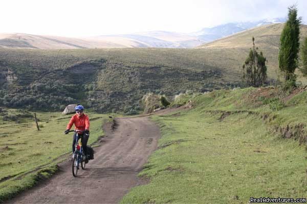 Enjoying a 50km downhill | The Andean Bicycle Travel Company | Image #2/5 | 