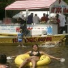 Delaware River Tubing and Jet Boat Tours Floating By...