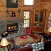 Pet Friendly Cabins set in the Land of Waterfalls Deer Lodge Living Room
