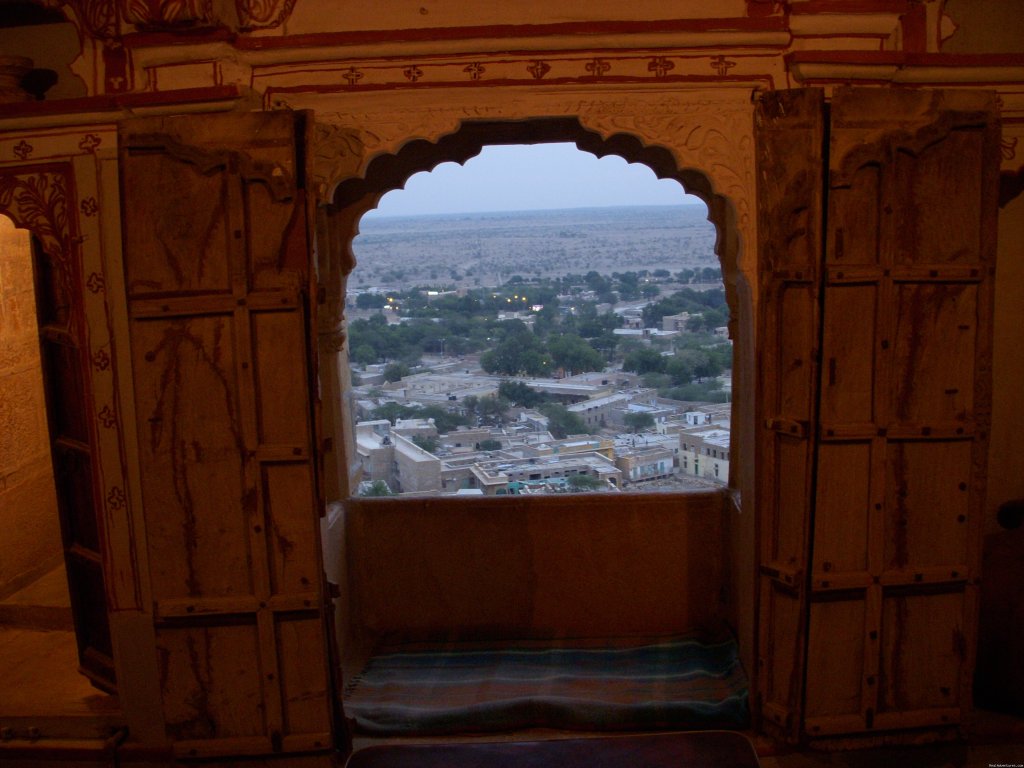 Balcony with View of Desert. | HAVELI Hotel SURAJ | Image #8/13 | 
