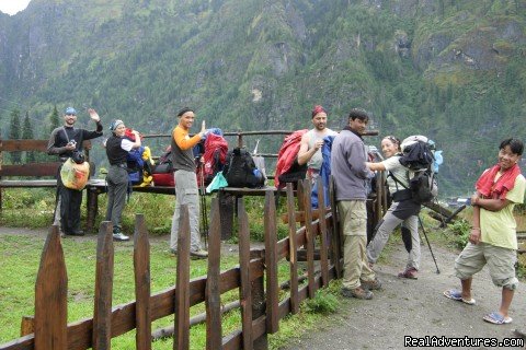 The group from Italy and  thinking to cross the Tibetan Vill | Nepal Trekking company offer Trekking,Tour, | Image #5/11 | 