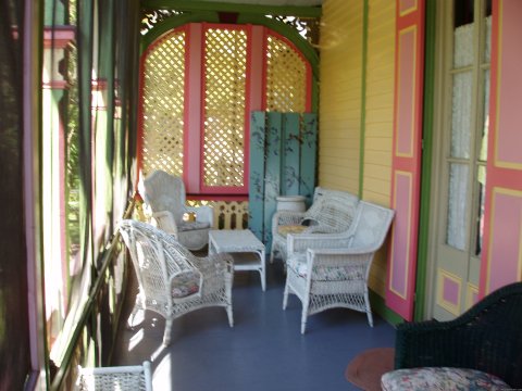Half Of Private Side Porch