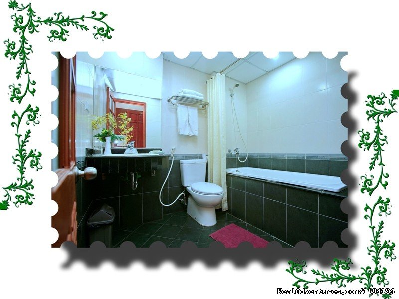 Rand new Bathrooms with Bath and shower | Hanoi Gecko Hotel | Image #7/7 | 