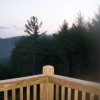 Cabin retreat off the Blue Ridge Parkway View from deck