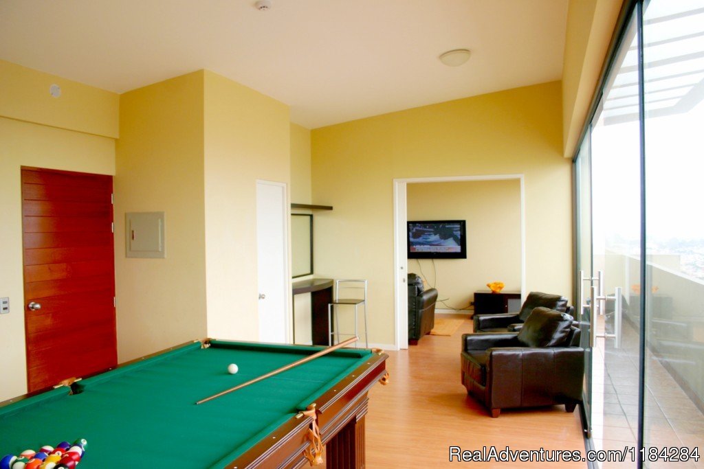 Pool Snooker room available to all residents. | Luxury Apartment to rent in Lima. | Image #6/6 | 