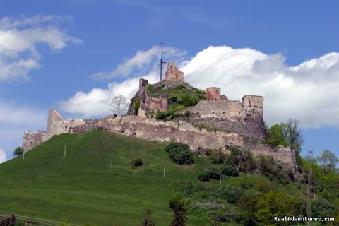 Rupea Medieval Citadel, view from the road