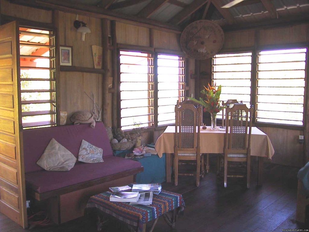 Living + Dining area w/ocean/woodland views | Treetop Retreat- An Elemental Belizean Experience! | Image #4/7 | 