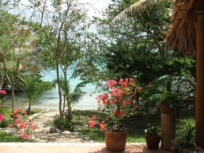 View of Cove from the Terraza | Romantic Tropical Getaway,Casa Estrella de Bacalar | Image #2/18 | 
