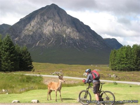 Mountain Bike in the Scottish Highlands
