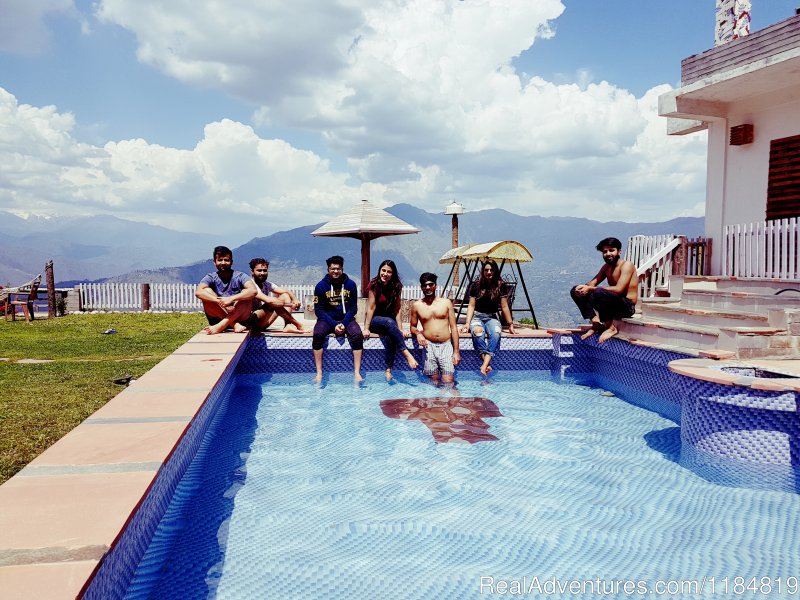 Guests at the Pool | Dwarika Residency shelapani shimla hills | Image #4/9 | 