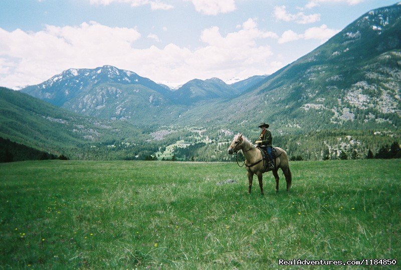 Riding up to our high meadow | Hawley Mountain Guest Ranch Vacation | Image #5/16 | 