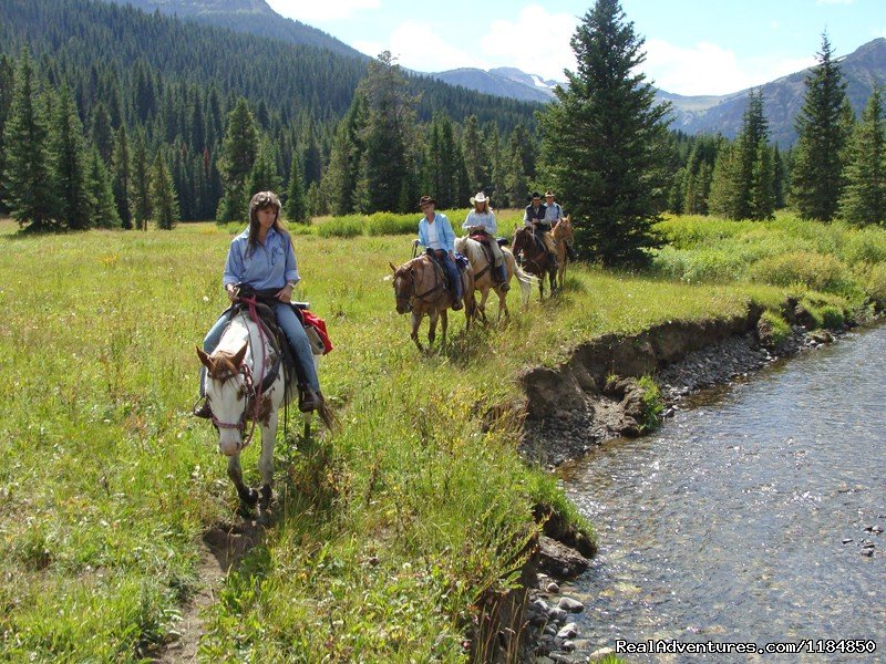 Horseback ride to an alpine meadow | Hawley Mountain Guest Ranch Vacation | Image #7/16 | 
