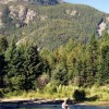 Hawley Mountain Guest Ranch Vacation Fly Fishing the Boulder River at ranch property