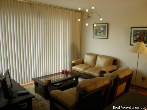 Del Solar Apartment - Living & Dining Room | Apartments in Lima for APEC 2008 - Flores y Mar | Image #6/9 | 