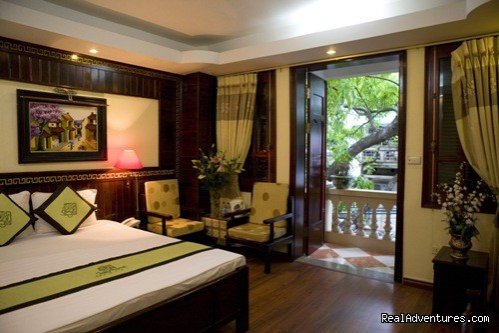 Deluxe Double with a balcony | Jasmine Garden Hotel-Hanoi Old Quarter | Image #6/23 | 