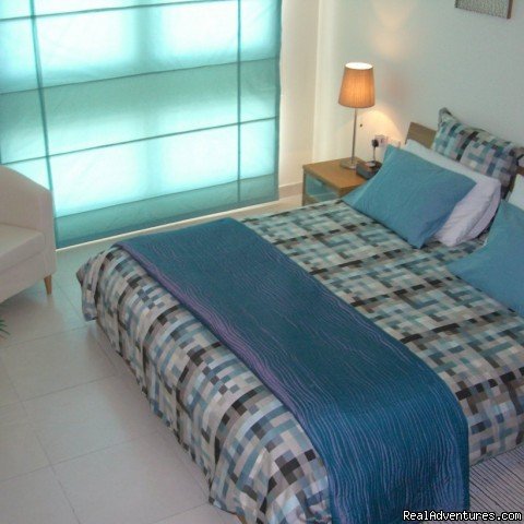 Master bedroom  | Corner 1-bed apartment sea/Marina view in Dubai | Image #4/14 | 