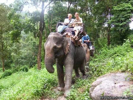 Tara and Brian in Jungle safari | Volunteer Plus Adventure in Nepal | Image #3/4 | 