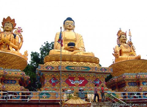 Budha statue at syayambhunath | Volunteer Plus Adventure in Nepal | Image #4/4 | 