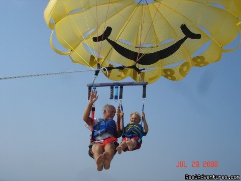 Flying with Pop-Pop!! | Parasailing In Historic Cape May, N.J. with E.C.P | Image #8/14 | 