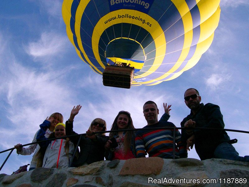 Balloon just after take off | Hot air balloon flights from Barcelona, Spain | Image #7/21 | 