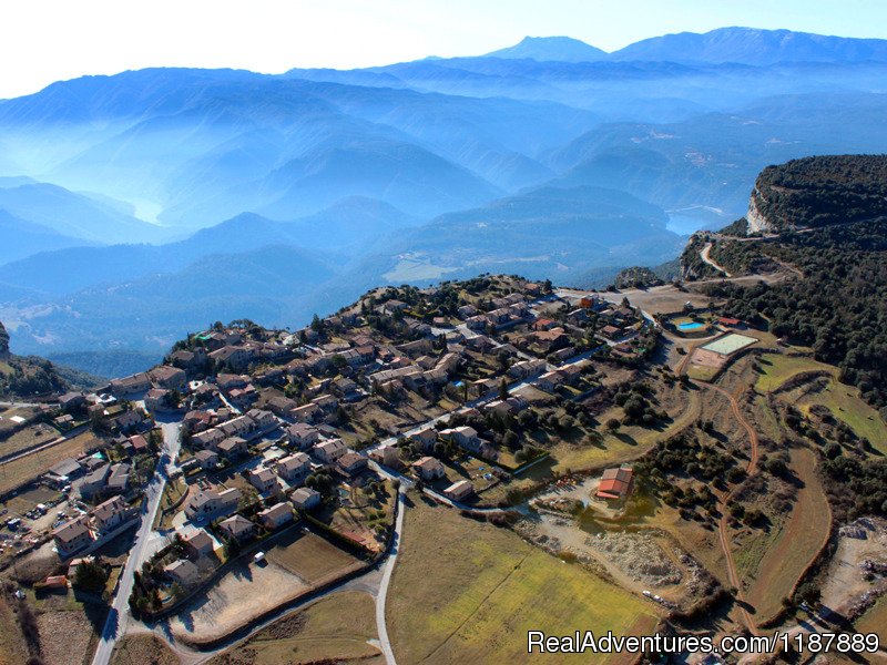 Flying over Tavertet during an Adventure balloon ride | Hot Air Balloon Flights From Barcelona, Spain | Image #16/21 | 