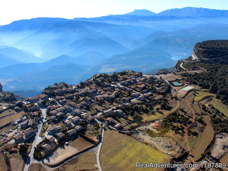 Flying over Tavertet during an Adventure balloon ride | Hot air balloon flights from Barcelona, Spain | Image #16/21 | 