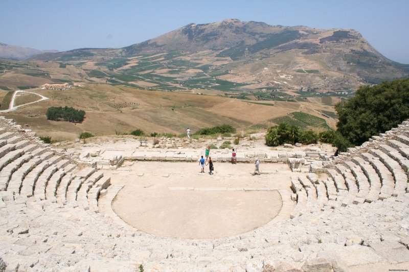 Ancient theatre at Segesta, Sicily, Italy | Archaeological Tours, Gulet Cruises and Charters | Image #21/23 | 