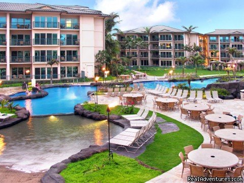 Sand-bottom kiddie pool (foreground) adjoins the lazy river | Guests Rave about Us See Why Resort+Snorkel Gear | Image #10/21 | 