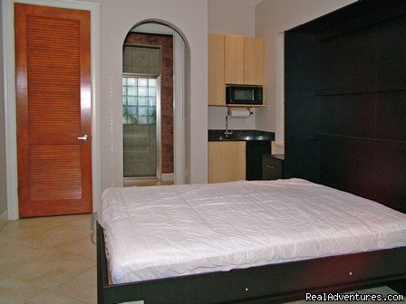 Cabana Bedroom | Luxury Sorrento Beach Villa! Spa & Pool! 50'' TV! | Image #5/17 | 