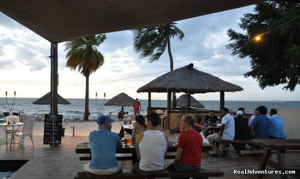 Outside deck overlooking the beach | The place to be... Smugglers Cove | Image #7/23 | 